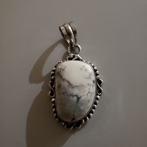 Silver and Dendrite Agate